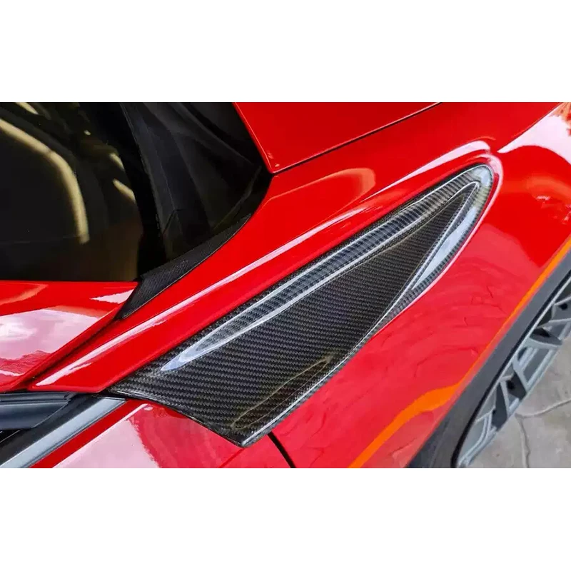 High Quality Carbon Fiber Fender Air Knife Side Outlet Fin Trim for Toyota GT86/BRZ 2017-2020