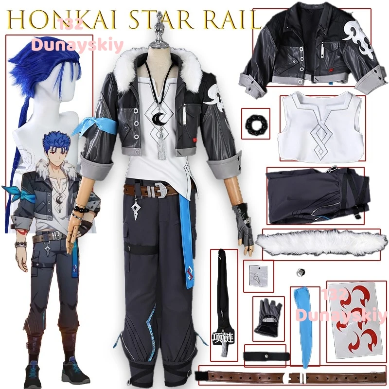 Honkai Star Rail Fate Grand Order Chulainn Lancer Cosplay Costume Anime Style Halloween Carnival Party Role Play Outfit