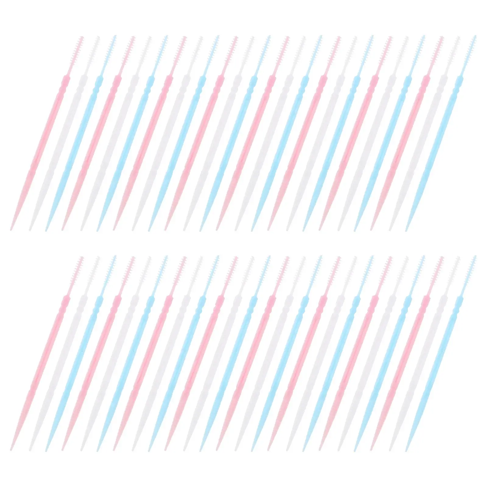 

600 шт. многоразовых двусторонних межзубных щеток-зубочисток для ухода за полостью рта, зубная нить-флосс для чистки зубов