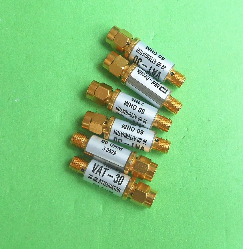 Second hand Mini Circuits VAT-30 DC-6GHz 30dB 2W SMA RF coaxial fixed attenuator