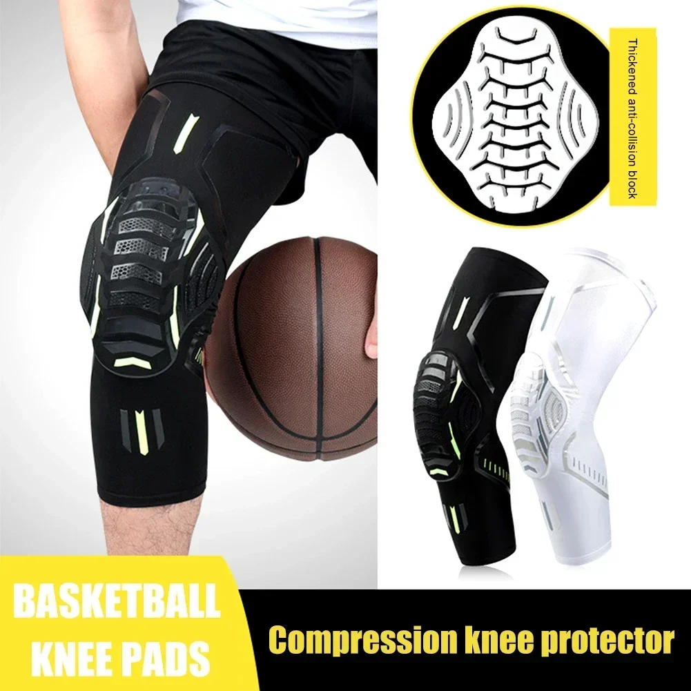 1Pcs Outdoor Basketball Football Riding Protective Gear Sports Knee Pads Guard Sleeve Cover Honeycomb Leg Compression