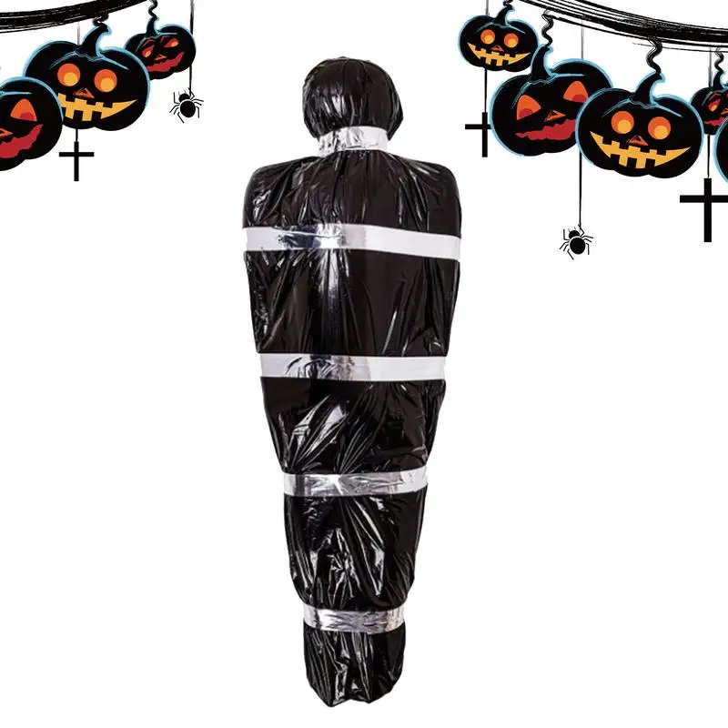 

Halloween Decorations Corpse 4.92 Inches Scary Fake Body Bag Creepy Indoor Outdoor Coffin Props For Hallowmas Party Prop Crime