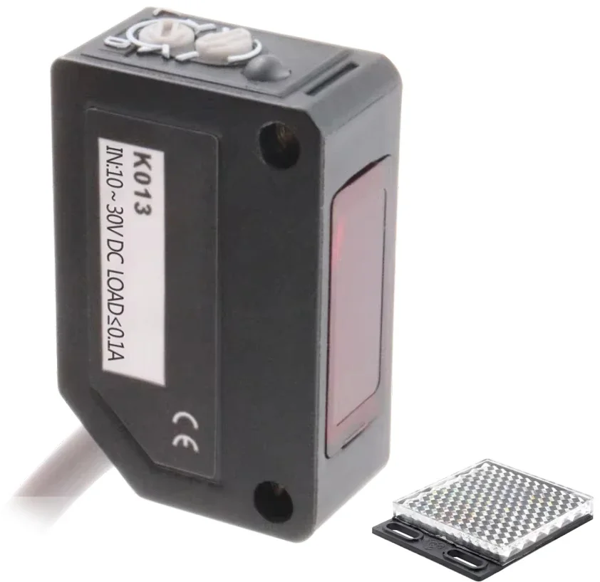 SiRON K013-2 IP65 Detect Transparent Body Retro Reflective Photoelectric Sensor