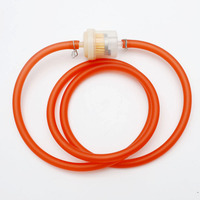Fuel hose for motorcycles, motorcycle, scooter, moped, ATV, Universal, colored, Monster, Ø 8mm, (1 meter) Send the clip + oil
