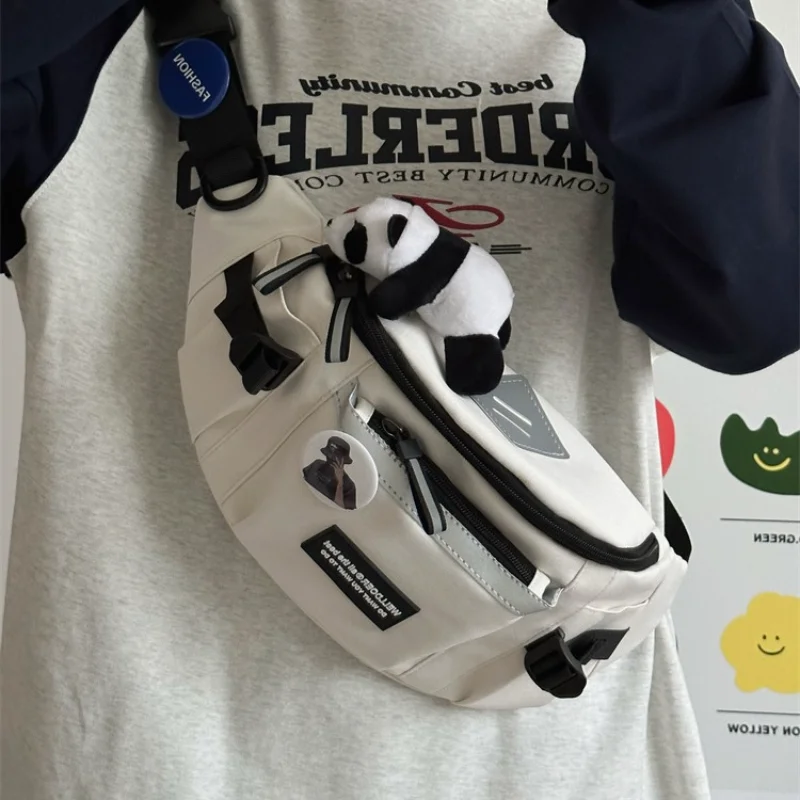 

2025 Waterproof Chest Bag Unisex - Lightweight Nylon Sling Pack, Adjustable Street Crossbody for Hiking Gym Travel