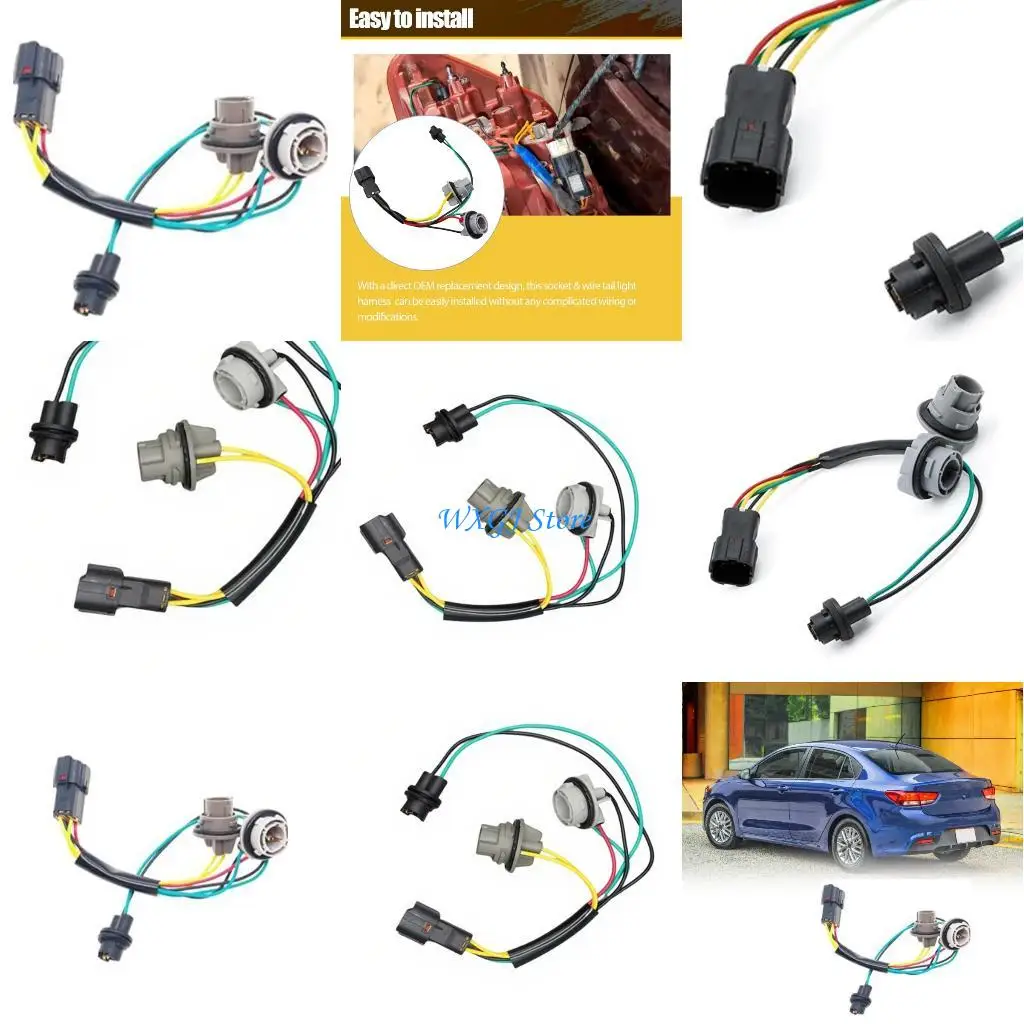 

37JE Corrosion Resistant Tail Light Harness Plugs Direct Fit 92480A9020 for Car Use