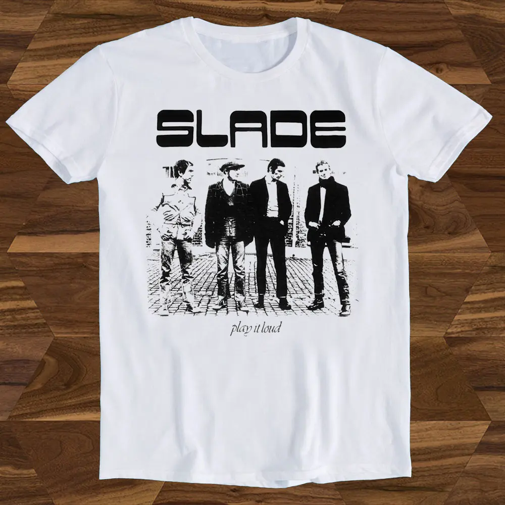 Slade Music Rock 70s Best Seller Gamer T Shirt Cartoon Anime Top T1441