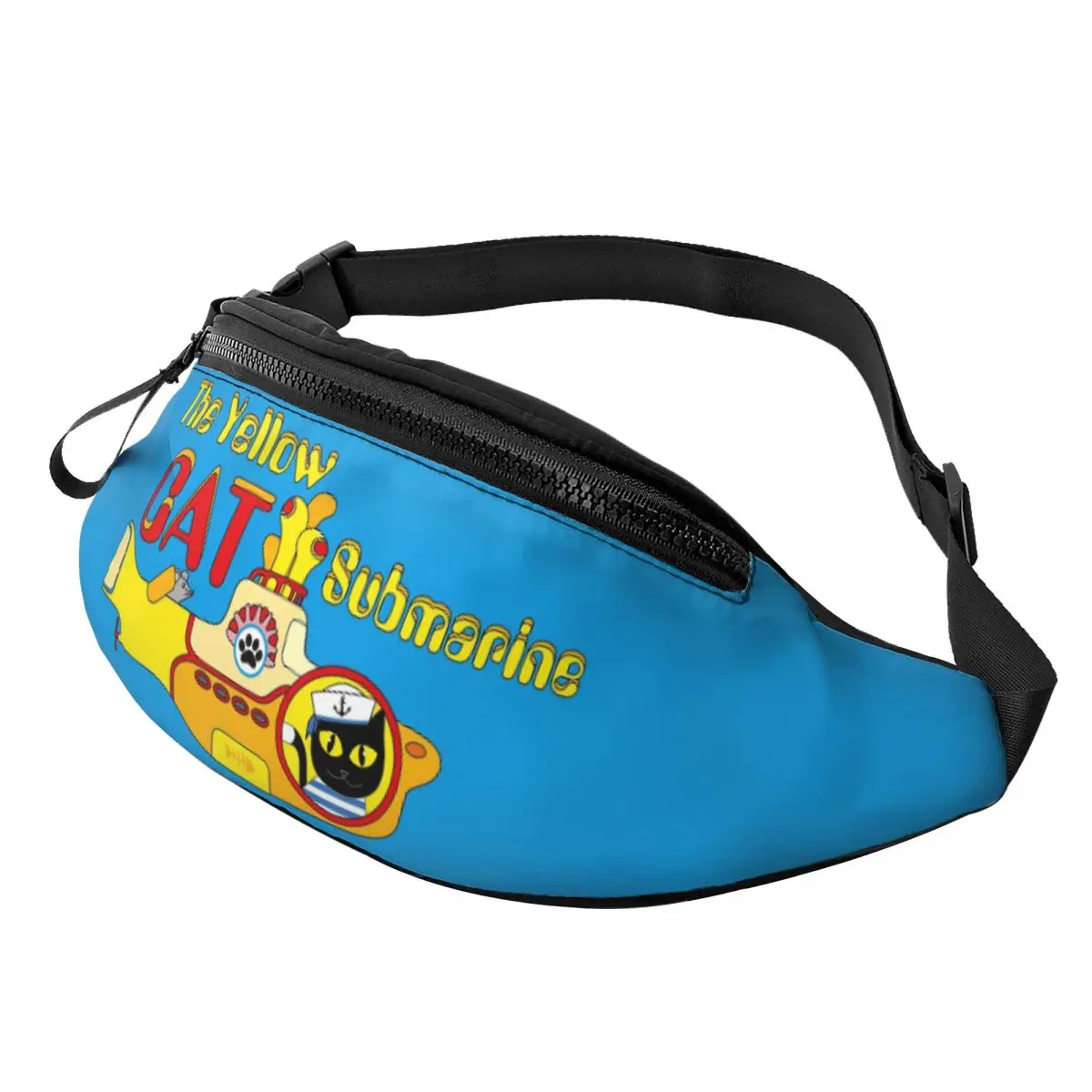 bolsa-de-cintura-the-yellow-submarine-cat-para-mulheres-e-homens-pochete-crossbody-para-corrida-telefone-dinheiro