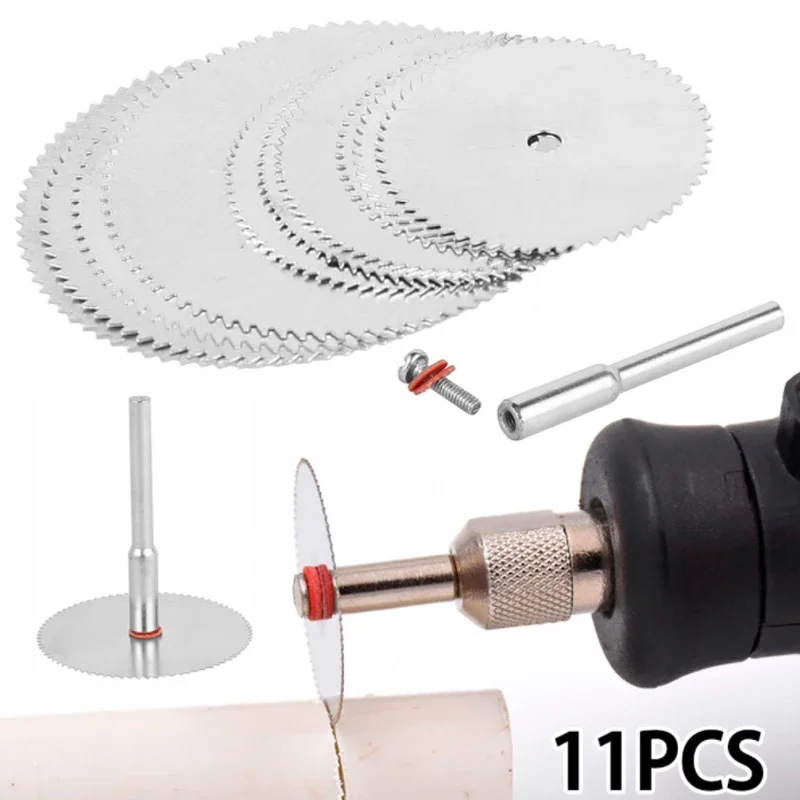 

10pcs Circular Saw Blade Grinding Cutting Disc Rotary Metal Cutter Power Wood Cutting Discs Cuchilla