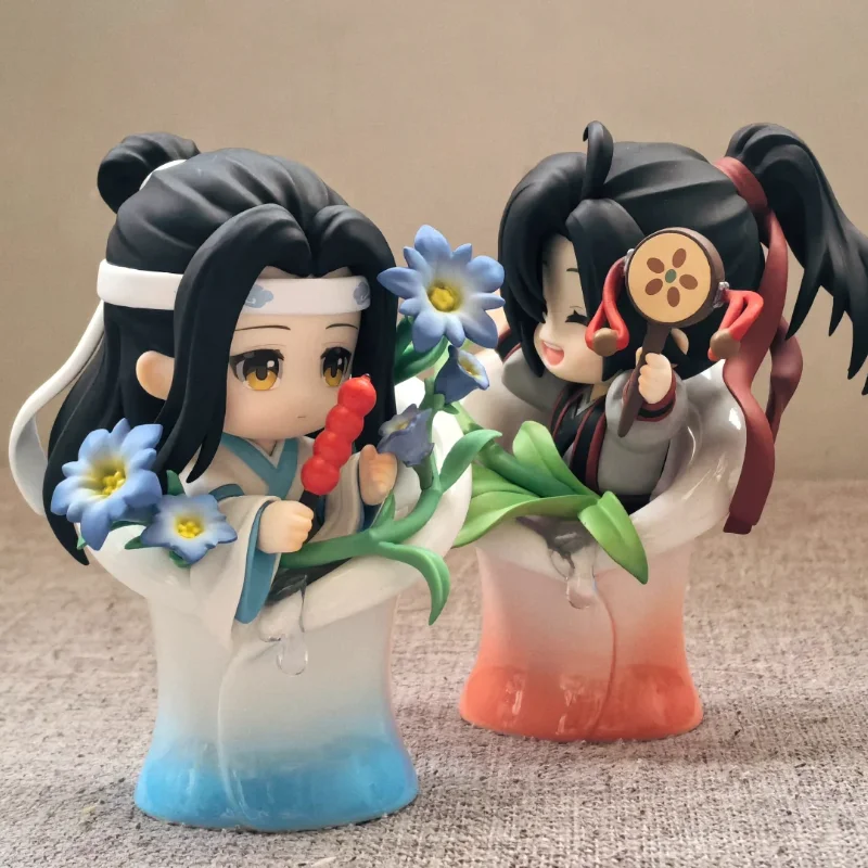

Original Mo Dao Zu Shi Porcelain Bloom Rhythm Series Blind Box Cute Wei Wuxian Lan Wangji Figurine Mystery Box Anime Fans Gifts