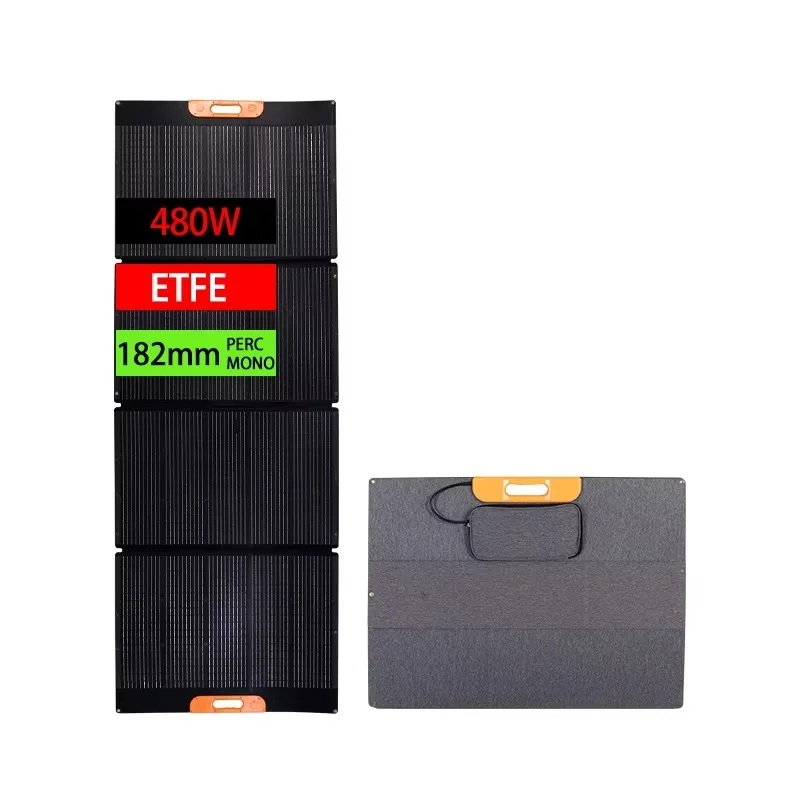 

Solar Portable 480W Solar Folding Bags Mini Panels Camping Sustainable Energy Charge Power Station