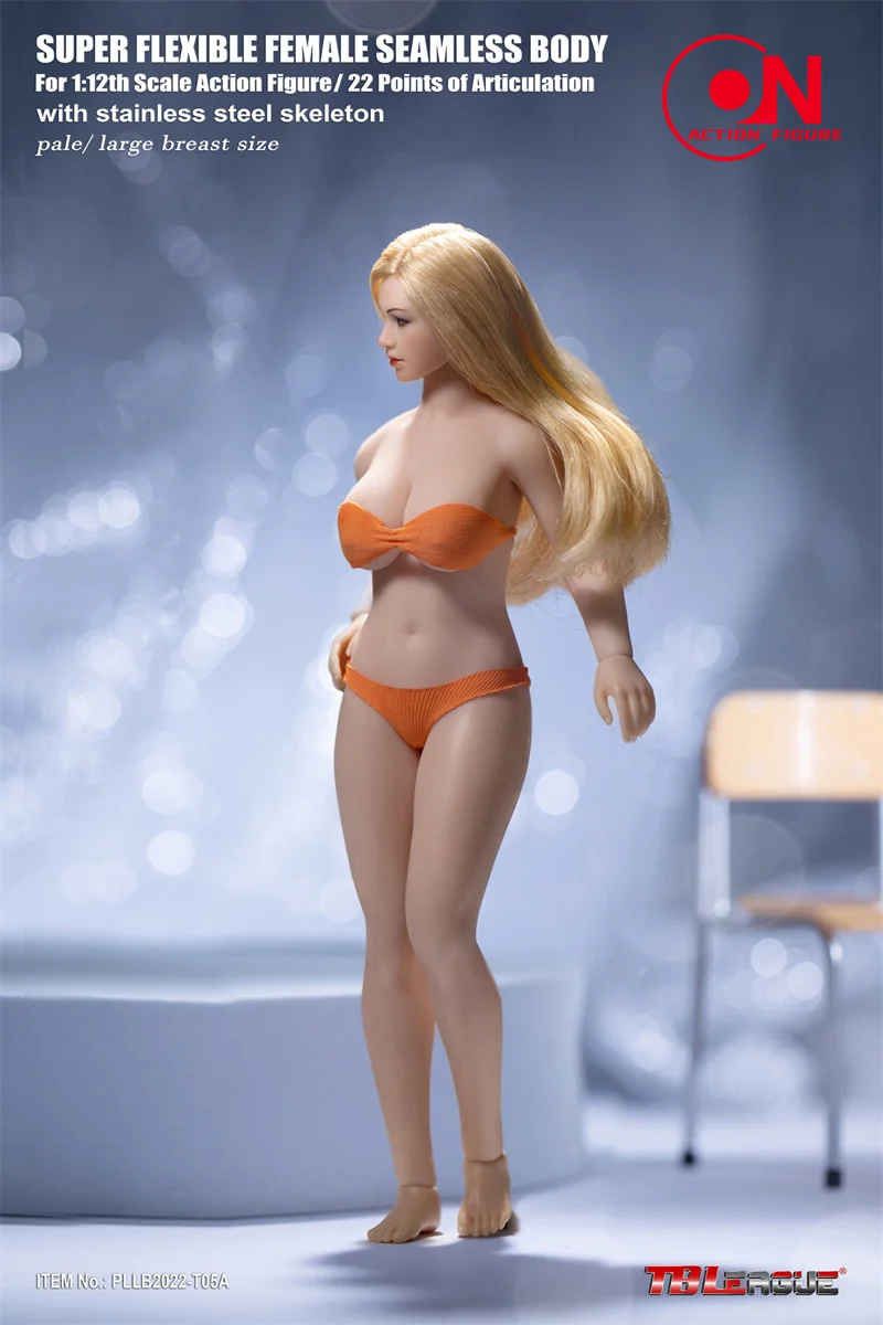 1/12 フィギュア TBLAGE フェイクン 女性用 シームレスボディ 6インチ