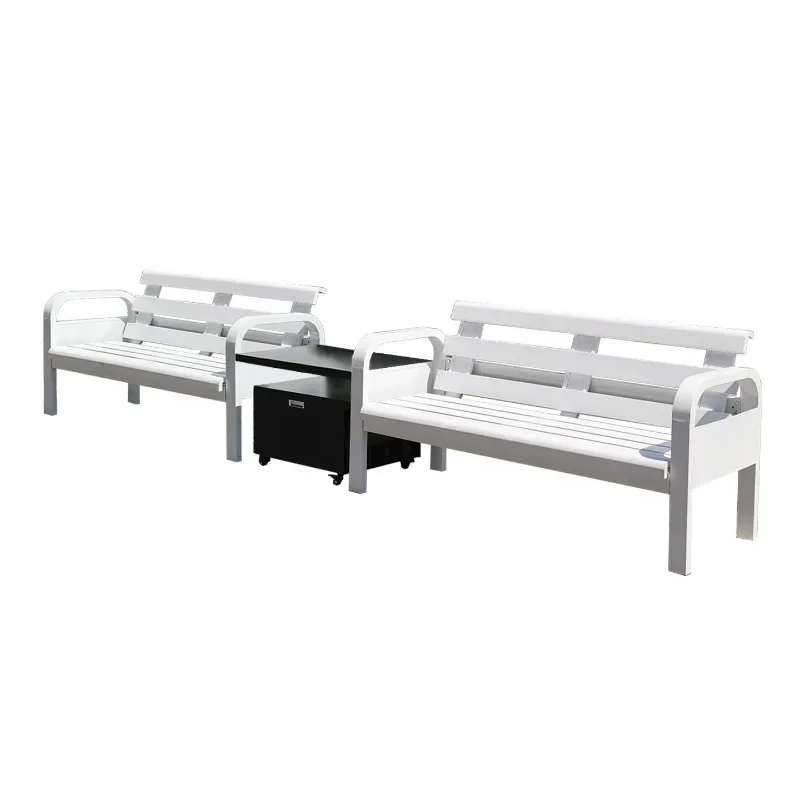 Tennis court outdoor awning resting seat