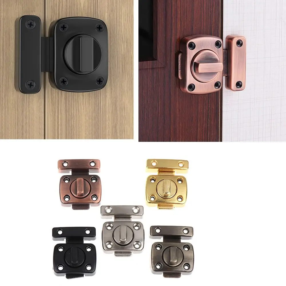 Universal Sliding Gate Lock Door Lock Security Protection Right Angle Door Bolt No-punching Thickened Door Catch Buckle Home