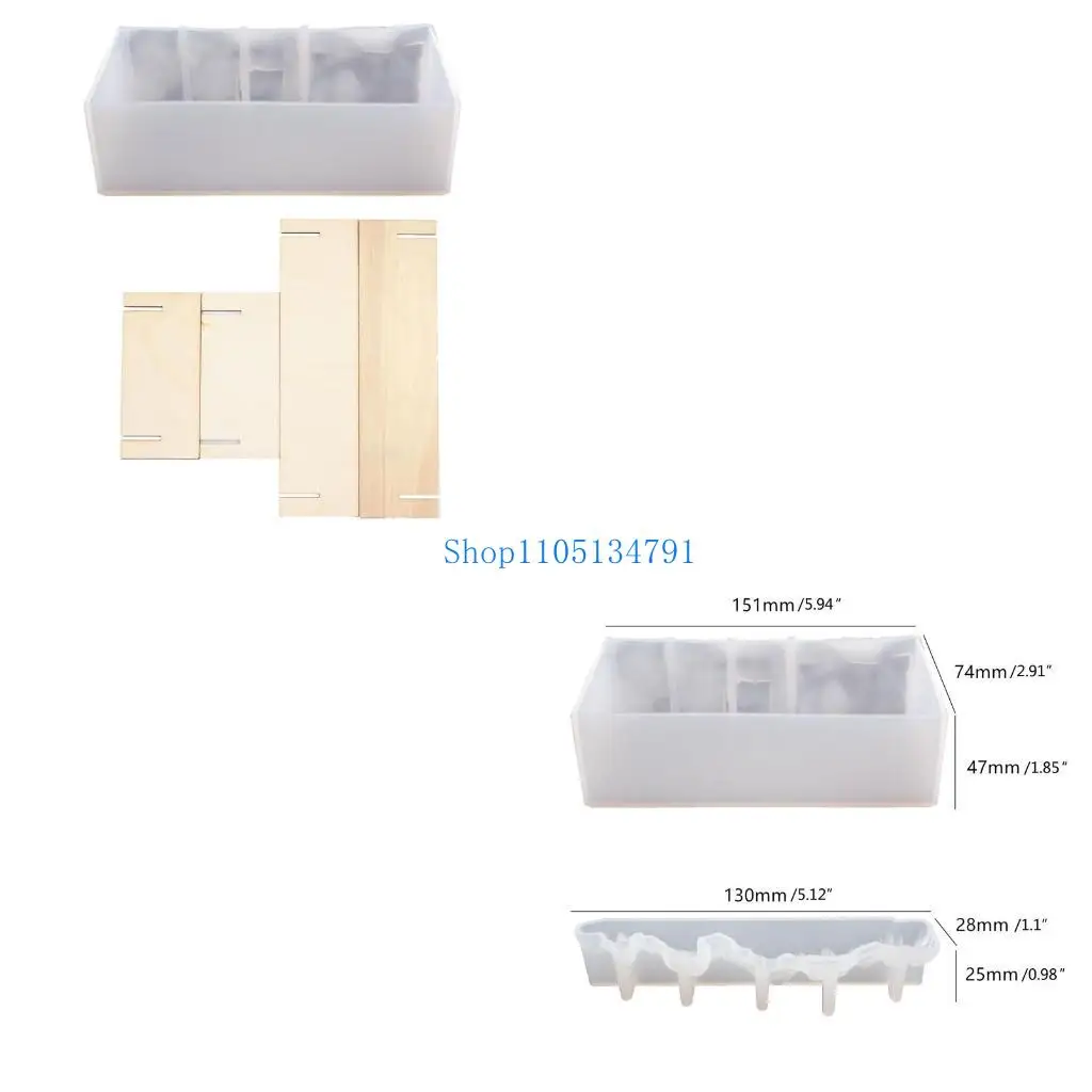 

98km Easy to Clean Silicone Mold for Crafting Dripping Crafts Mountain Sea Mold for Jewelry Making and Artistic Projects