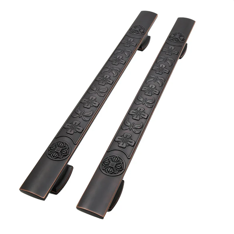 Door Handles Modern Pattern Zinc Alloy- Villa Hotel Hospital Barn Pulls Furniture Hardware Accessories