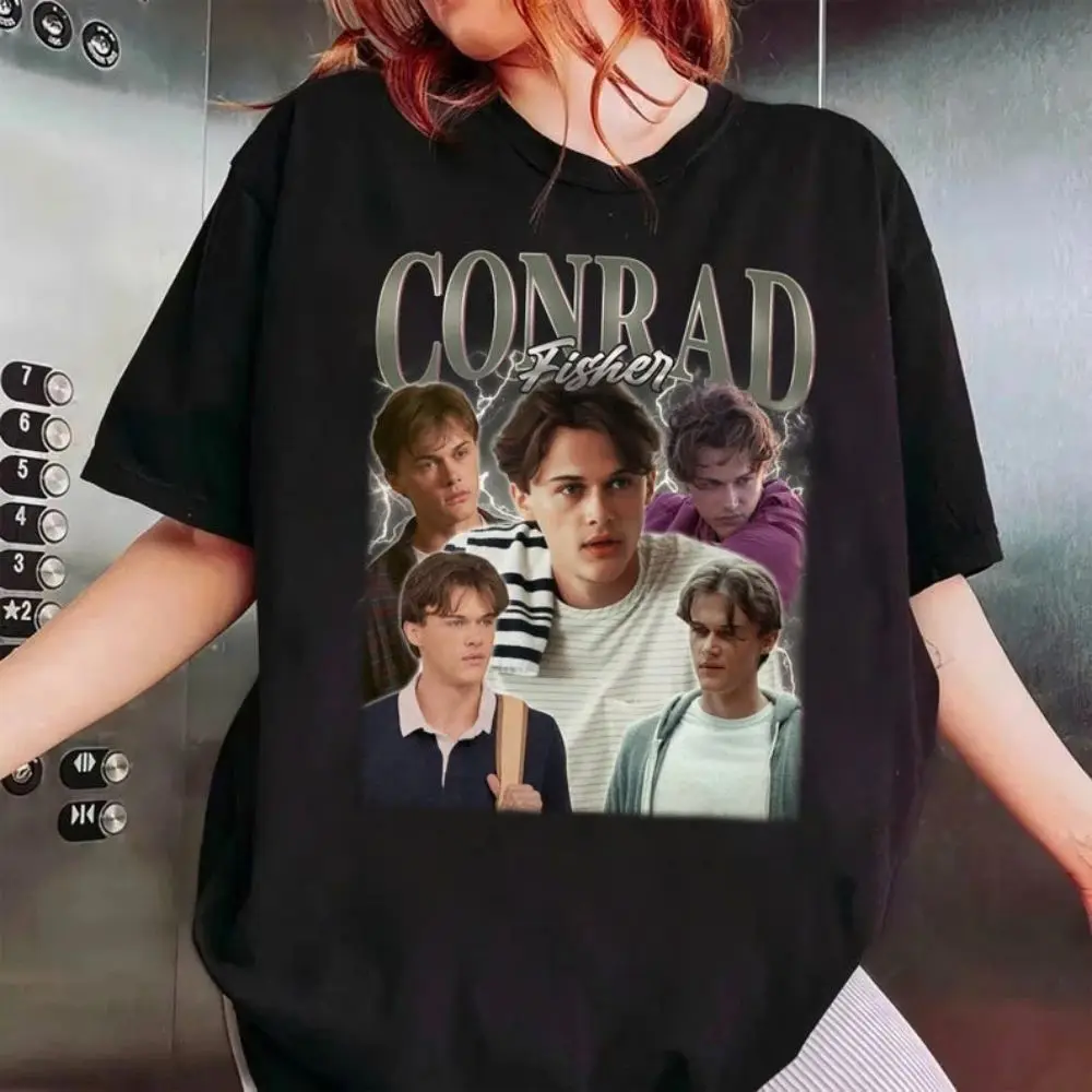 The Summer I Turned Pretty Romance Print T-Shirts Etro Conrad Fisher T-Shirt Alltagskleidung Grafik-T-Shirts Lässige, lockere Oberteile