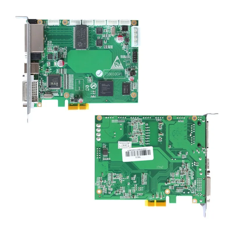 

Linsn Sending Card TS921 With Two RJ45 Ports For Full Color LED Display Panel Screens P3.91 P4 RV908M32 RV801D