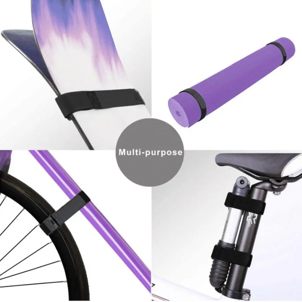 Heavy Duty Tie Down Straps Hook Loop Fastening Tape for Bike Accessories Luggage Organizer Holder