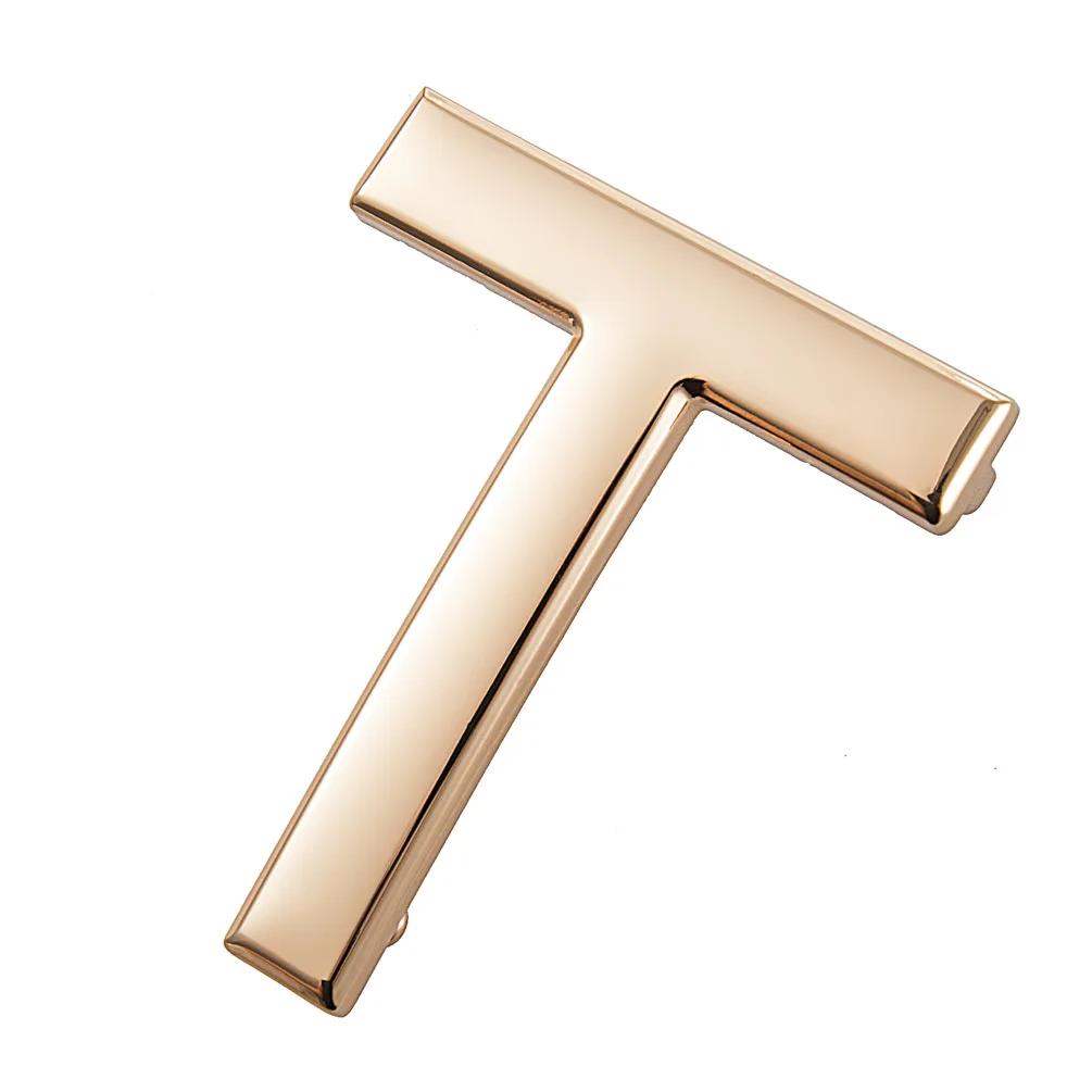 Fashion Angular L‑Shaped Belt Buckle, Glossy Metal Decorative Hardware, Replacement Fitting For Belt Craft Accessory