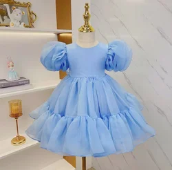 New Baby Summer Girls Fashion Sweet Candy Dress, Princess Kids Cute Dresses  2-7T