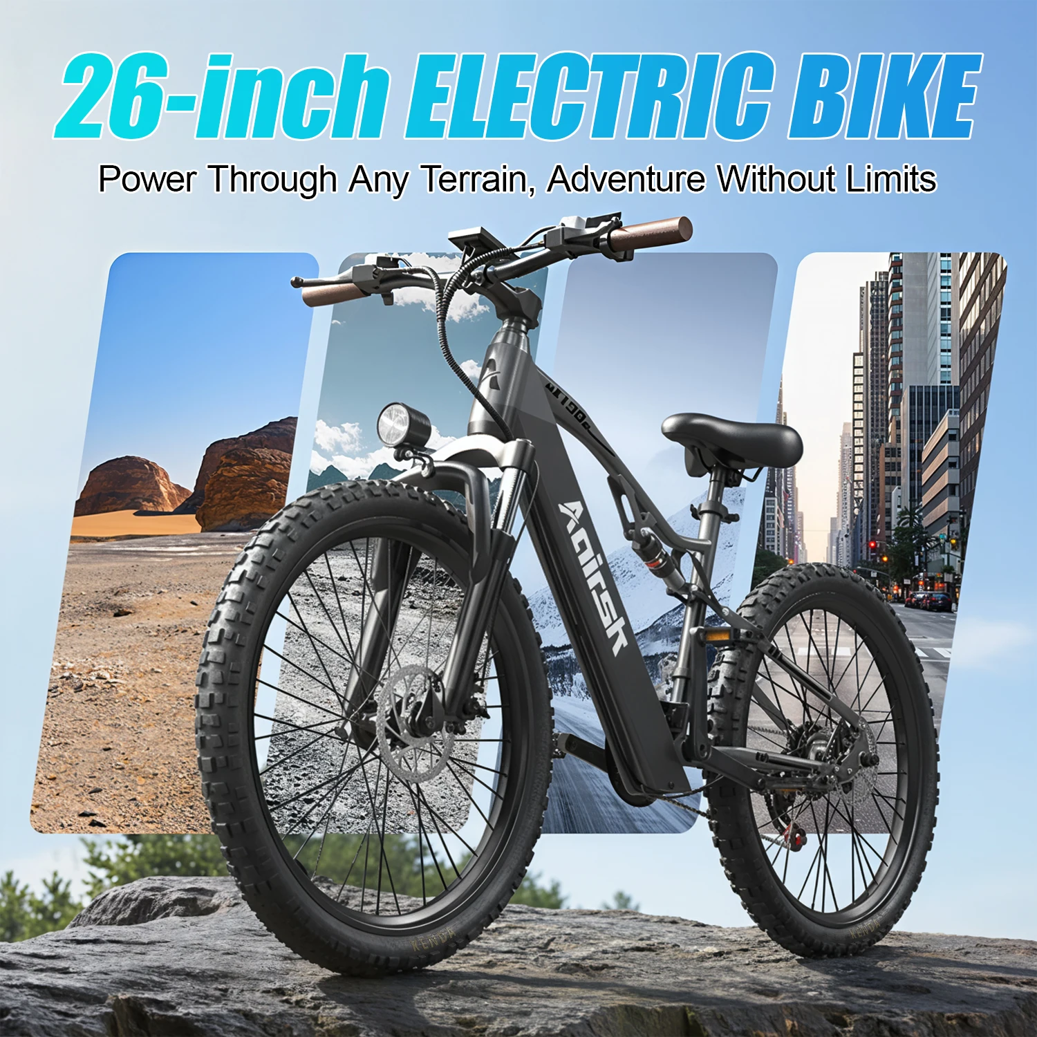 250W Motor E-bike Aairsk XT90  Adult Electric Bicycle 48V20Ah Battery Electric Bike 26 Inch Tire NFC city ebike