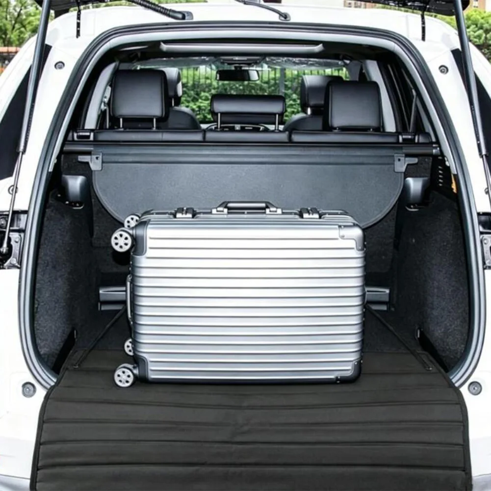 Foldable Rear Bumper Guard for Automobiles Oxford Cloth 80x64cm Scratch Resistant Bumper Protector for Daily Use