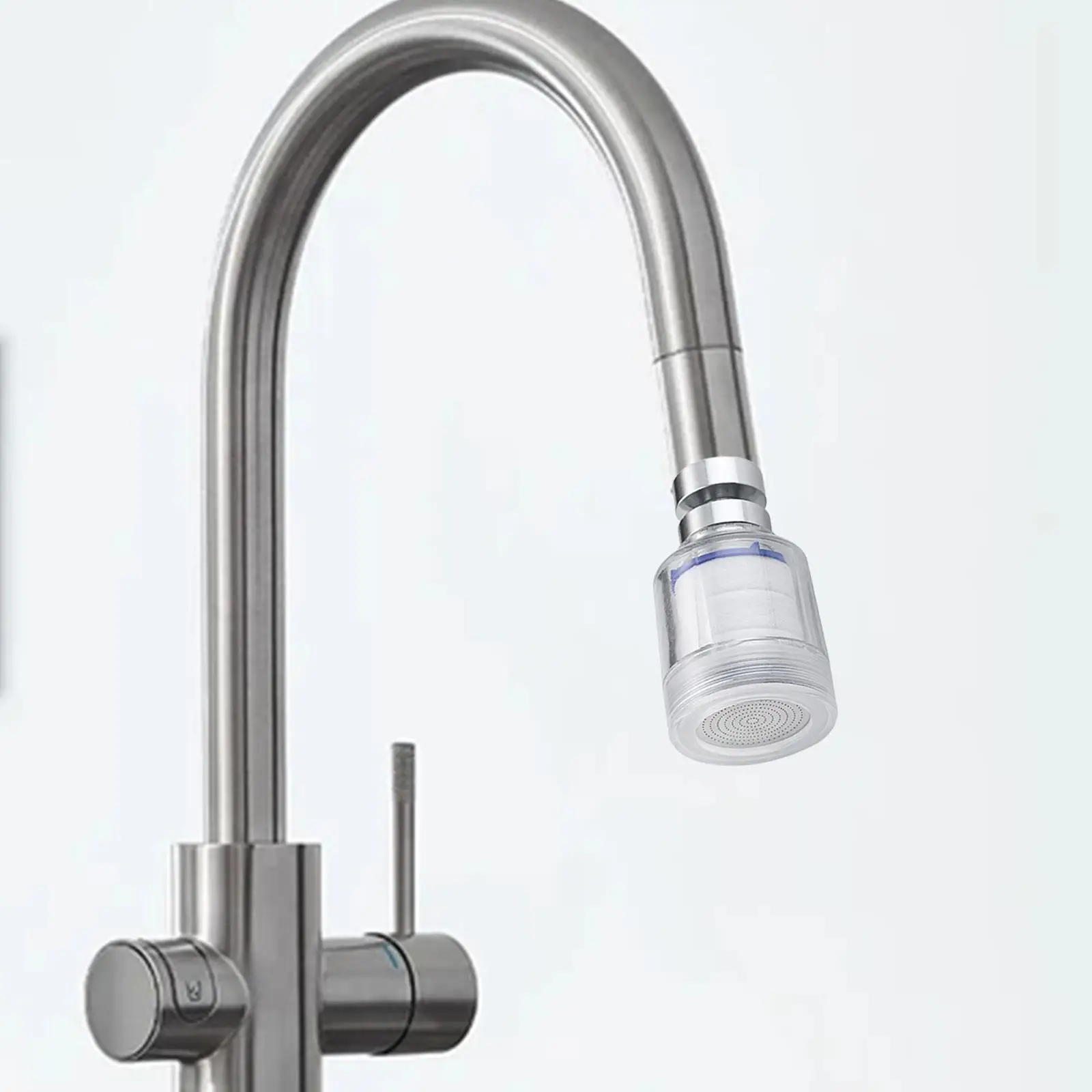 Фильтр для воды для раковины, распылитель, экономия воды, вращение на 360° для домашних ванных комнат