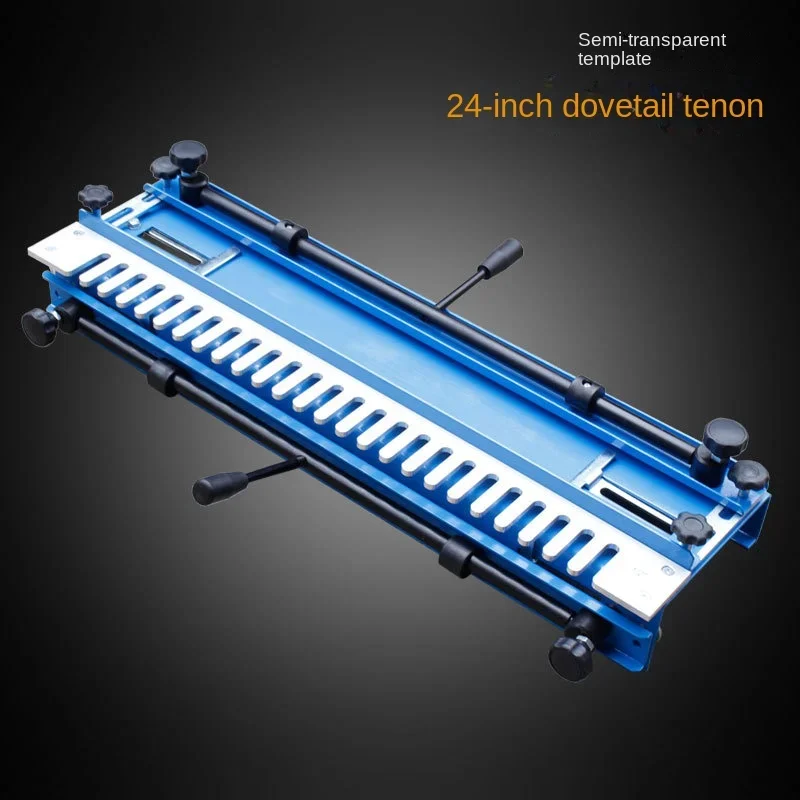 Small Woodworking Machinery Portable Dovetail Rack 12 Inch/24 Inch 1/2 Template Drawer Tenon Dovetail