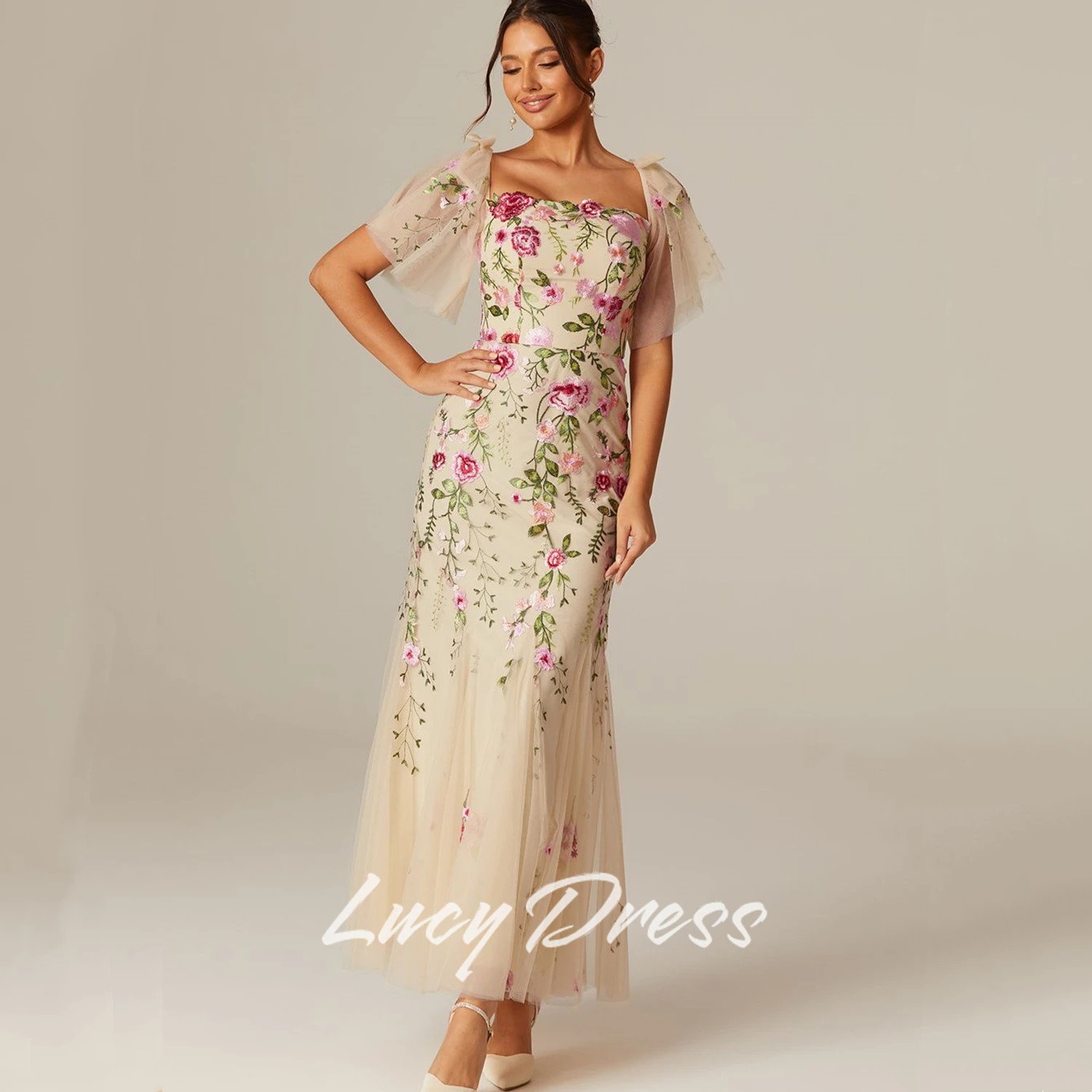 

Lucy Customized Special Occasion Dress Sharon Happy Evening Dresses 2025 Luxury Prom Gown Wedding Party Dresses Ball Gowns Women