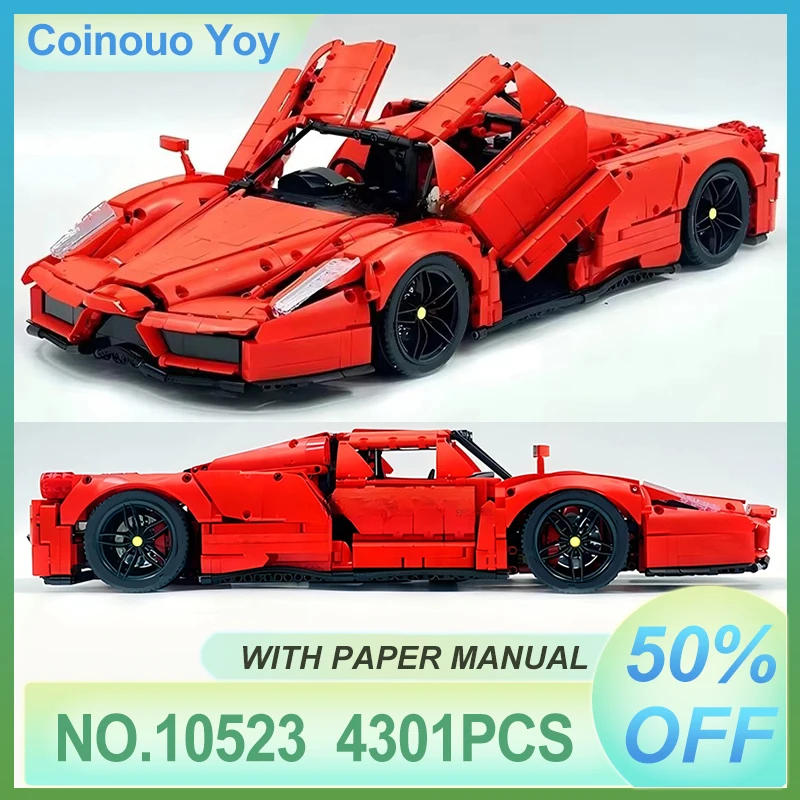 

New KBOX 10523 Technical RC Car Building Block Model MOC City Racing Vehicle Brick Assembling Set Adults Kids Toys Chrismas Gift