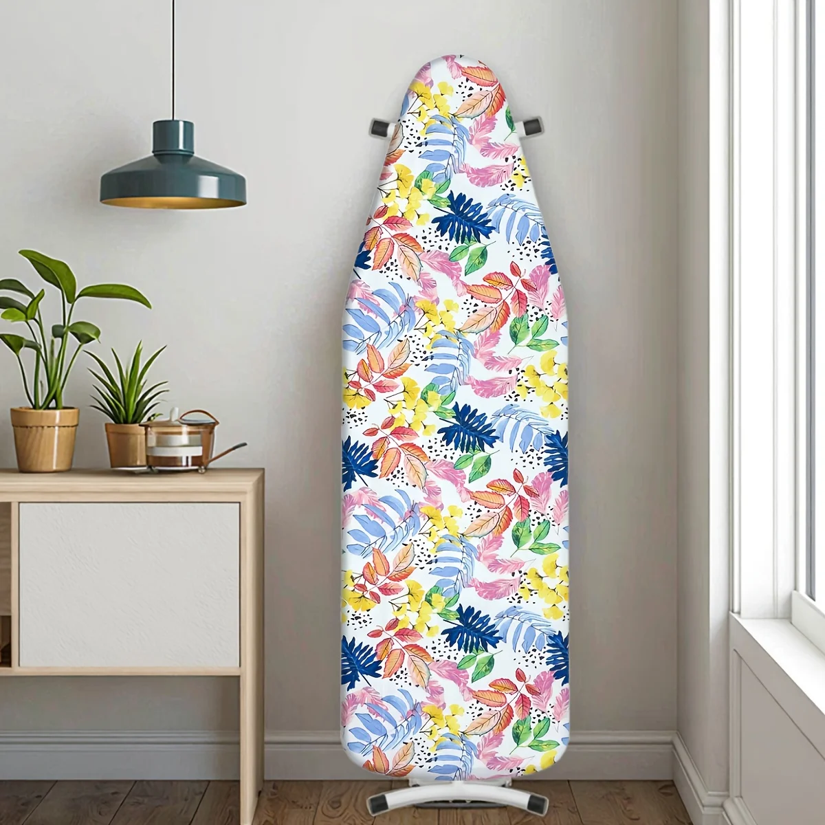 120x40, 130x50, 140x50 Bügelbrettbezug in voller Größe, Verbrühungsschutz-Bezug, strapazierfähiges dickes Polyestergewebe, Zubehör für den Waschraum – Detail 11