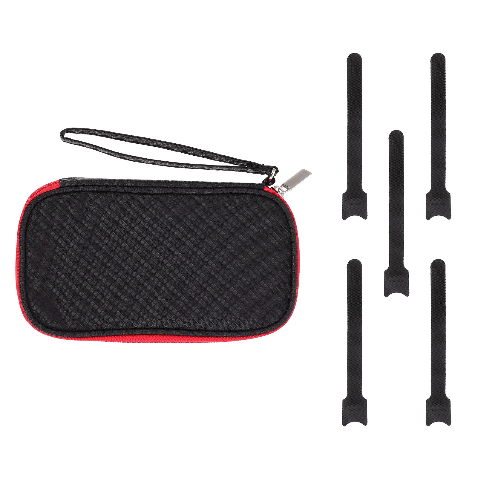 

Digital Accessories Storage Bag Electronic Organizer Cable Case Cord Bags Premium Zipper Mesh Pockets High Elasticity Loops USB
