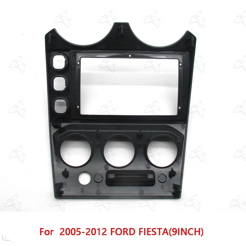 9-Zoll-Autoradio-Faschien für 2005-2012 FORD FIESTA Android Stereo-Rahmen-Player 2-Din-Headunit-Panel Armaturenbrett-Verkleidung – Detail 5