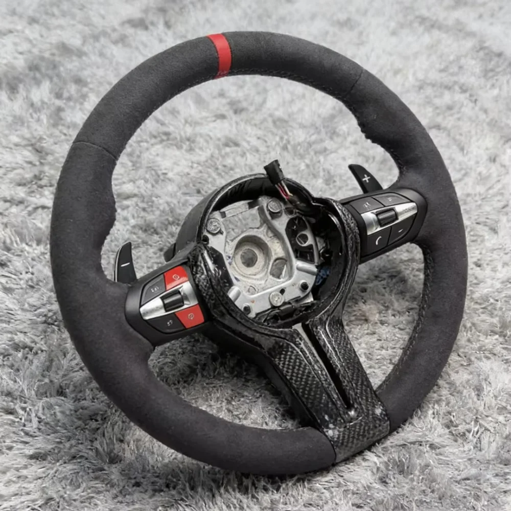 

Assembly Car Steering Wheel F11 F30 F31 F34 F32 F33 F36 F20 F21 F22 F23 M3 M6 Steering Wheel Suede For BMW F10