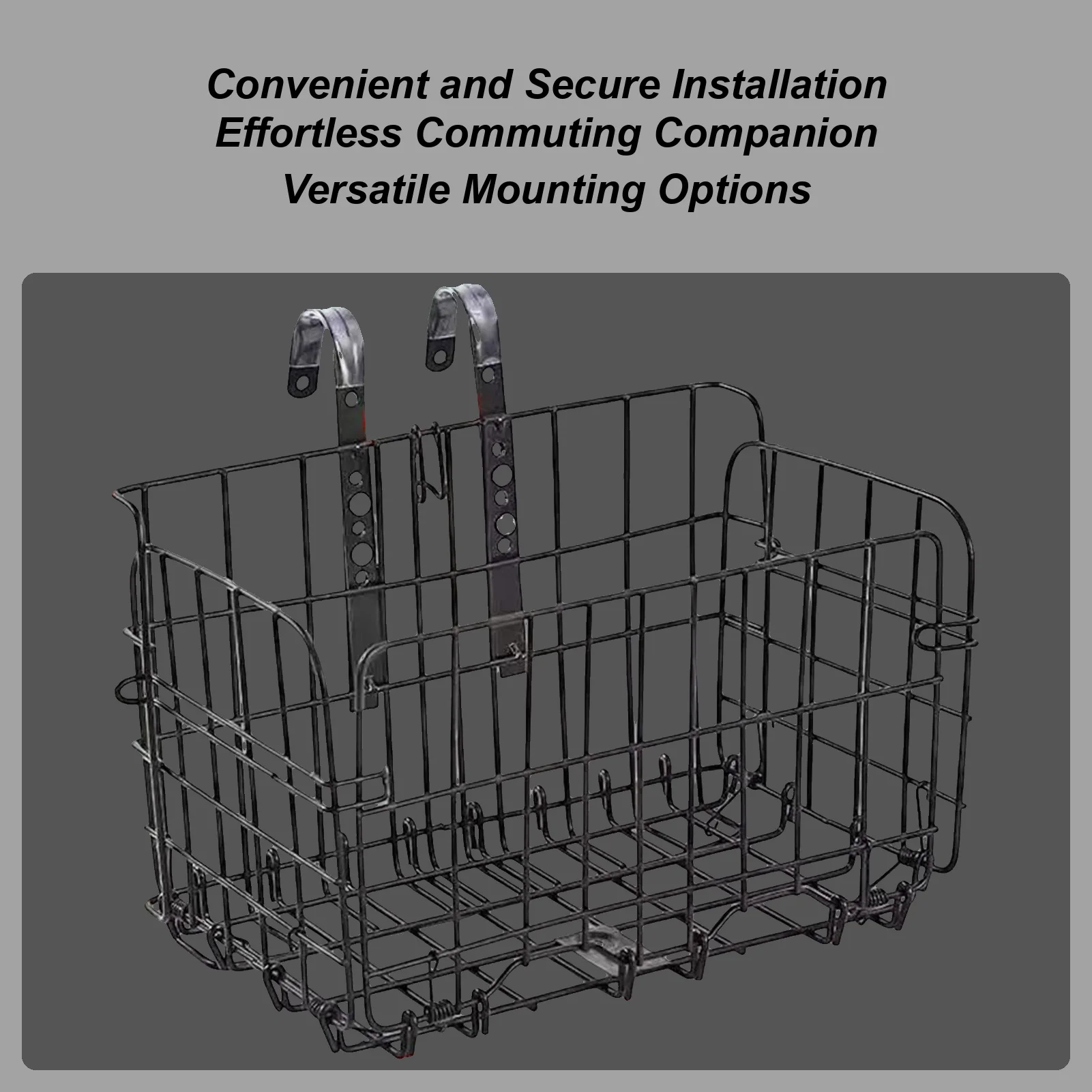 

Большая велосипедная корзина, складная регулируемая стойка для хранения, корзина для горного велосипеда, крепление на руль для дорожного электрического скутера, поездки на работу