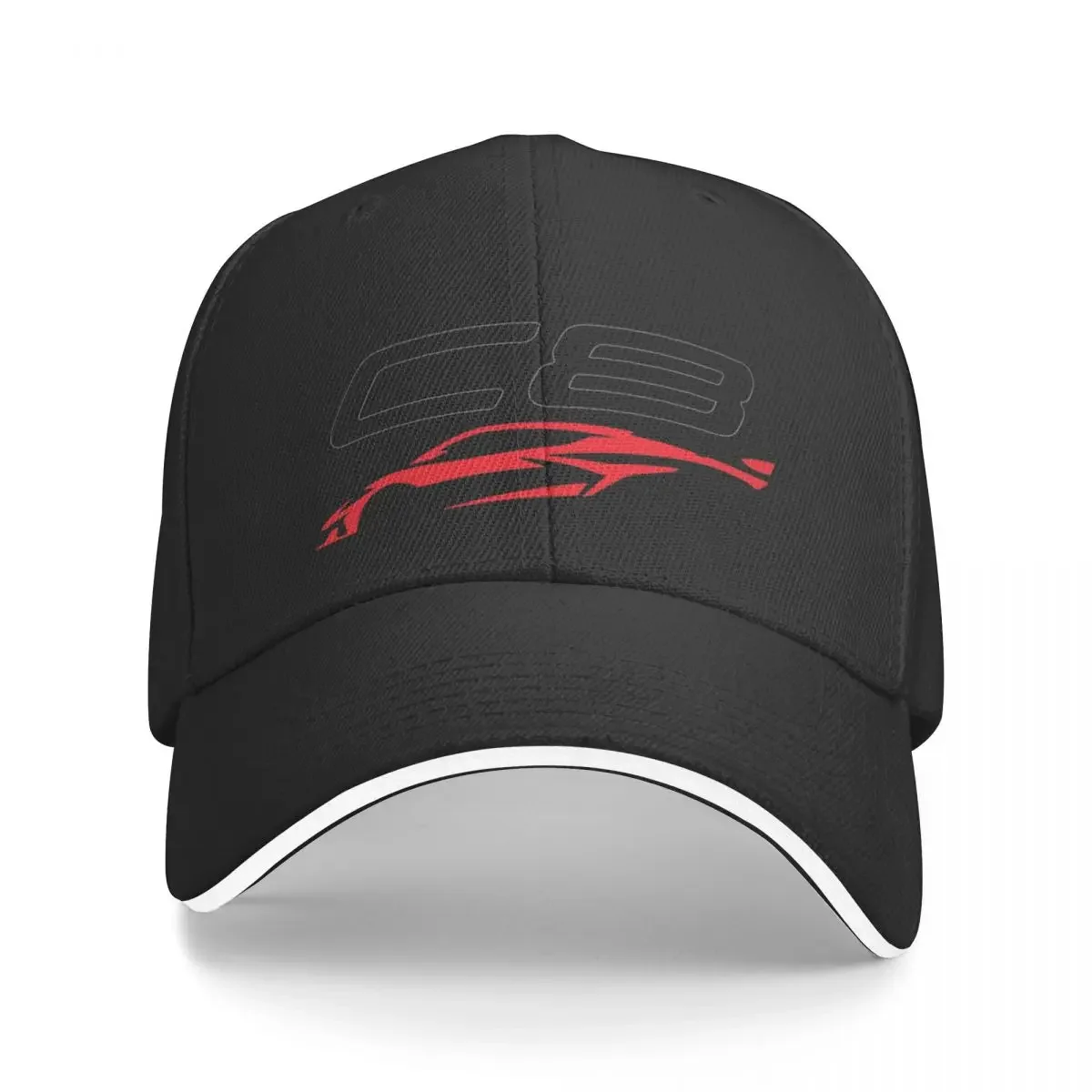 

C8 TORCH RED Z06 c8r graphic car silhouette Baseball Cap tea Hat Sunscreen Hood Hats For Women Men's