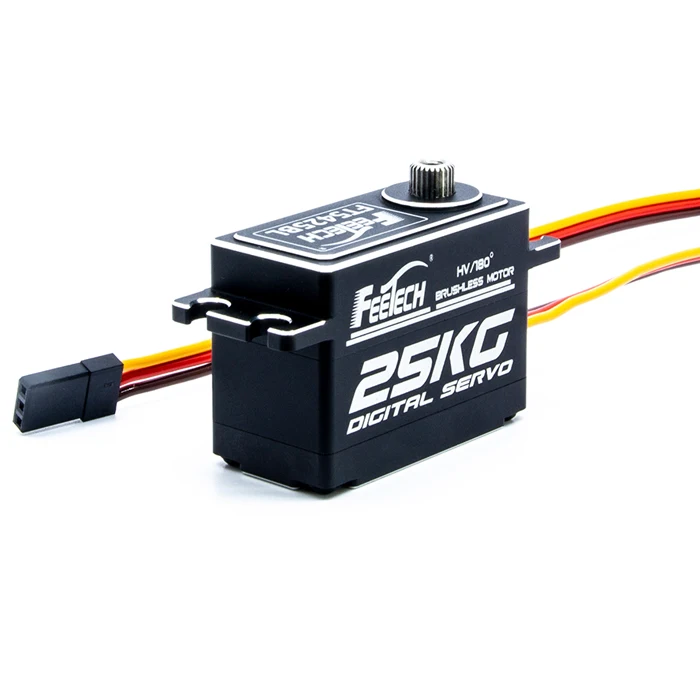 FT5425BL Servo Profil Rendah 7.4V 25Kg 180 Servo Tanpa Sikat untuk Suku Cadang & Aksesori Rc Motor Drone Truk Rc/Model Helikopter RC Perahu Mobil