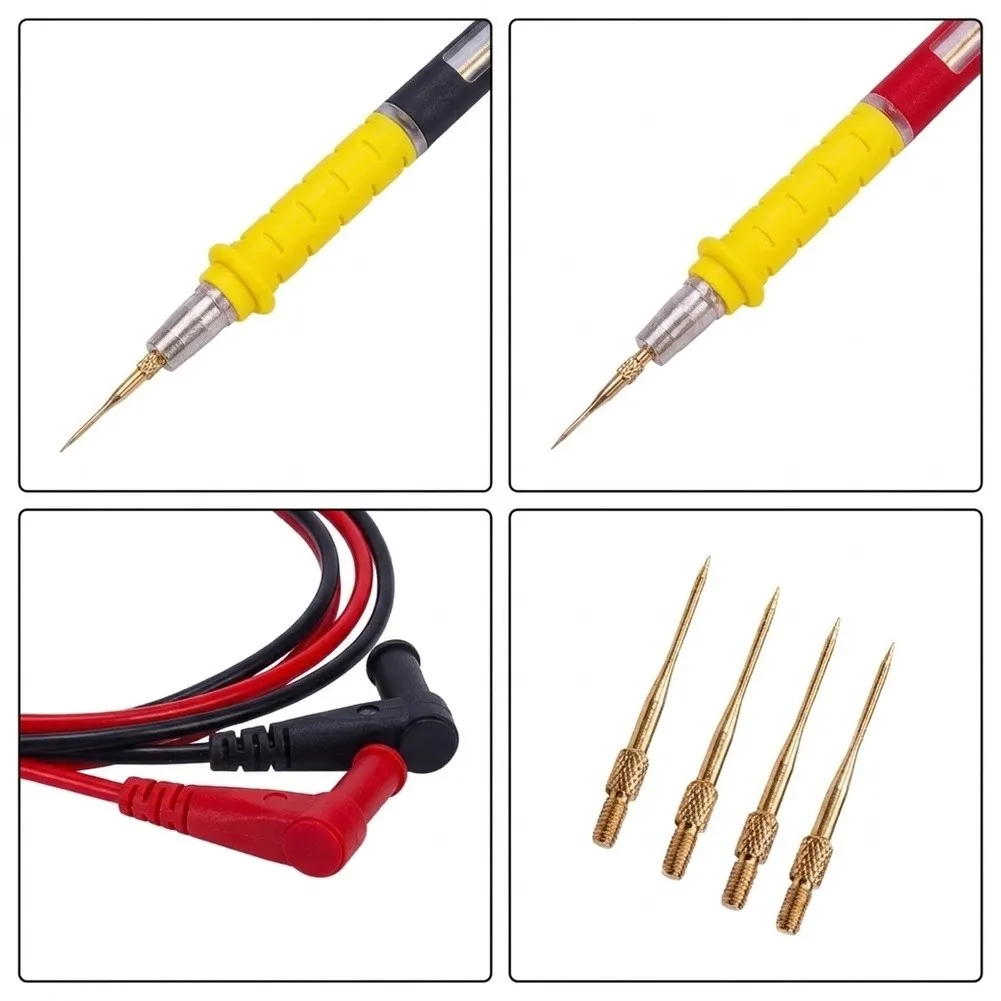 Needle Tip Probe Wires for Multimeters Supporting AC DC Voltage Current and Continuity Checks in Real-World Environments