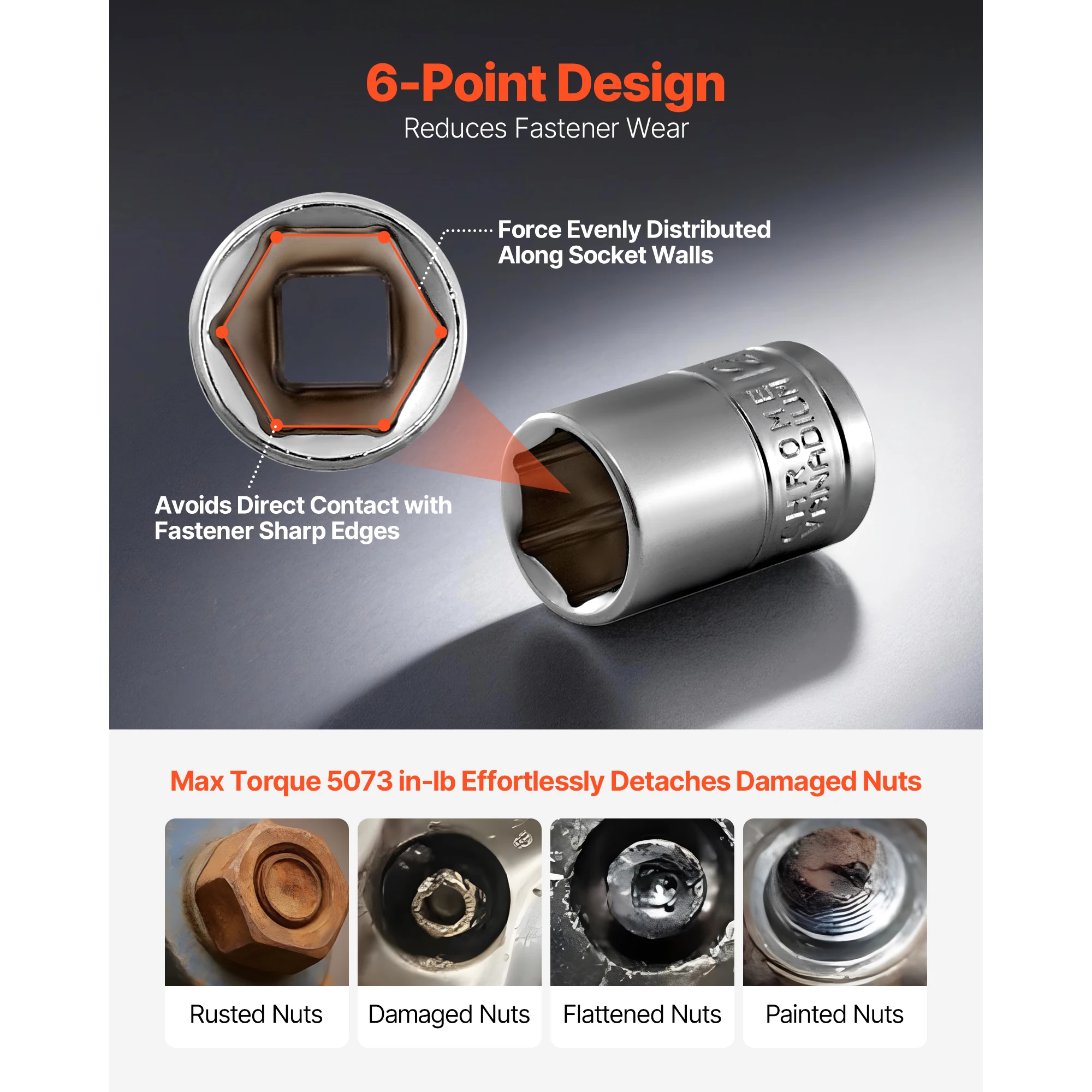SucceBuy dopsleutelset 86-delig 3/8 1/4 1/2 inch aandrijfdop en ratelset SAE metrische monteur gereedschapsset met ratelsleutel