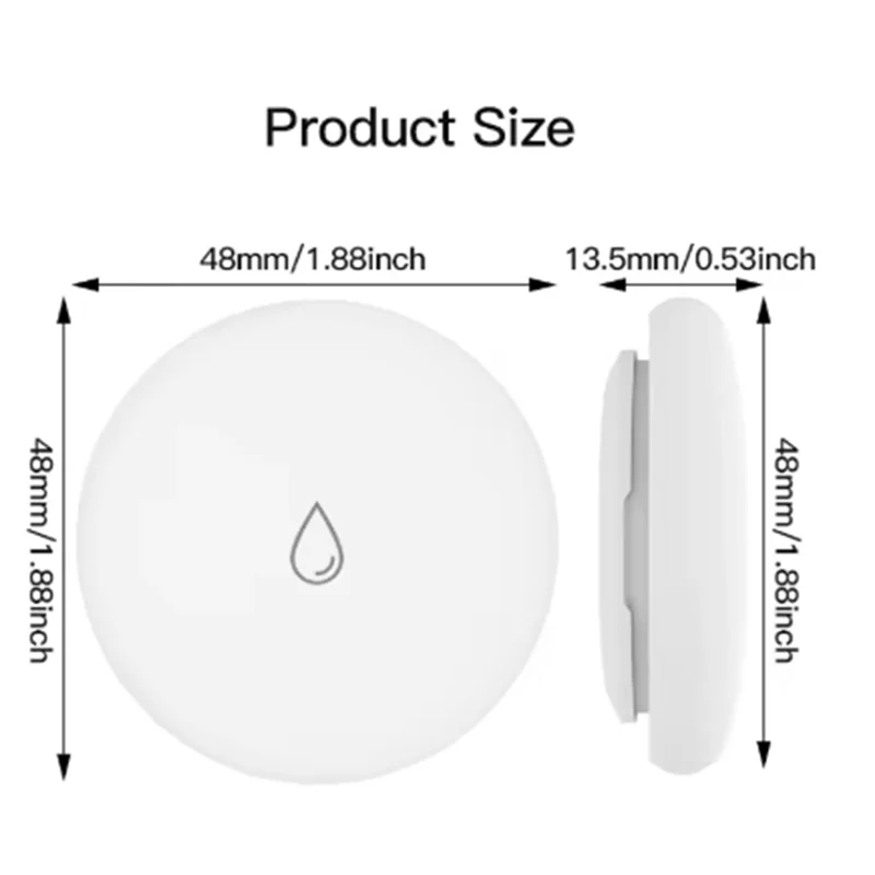 DIGIT-مستشعر تسرب المياه المنزل الذكي مستشعر غمر المياه أتمتة كاشف تسرب الحماية الأمنية