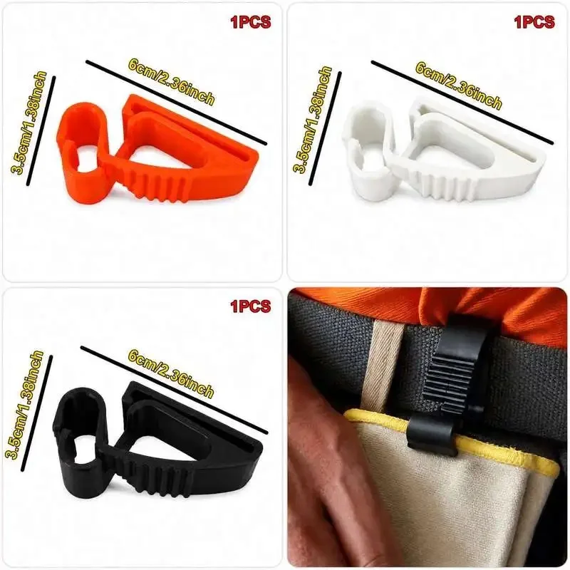 Belt Access Glove Holder Clip Utility Wall Hanging Clasp For Work Gear Safety Glove Quick Hook