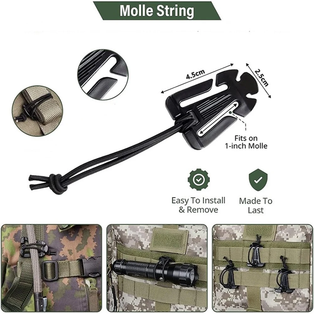 5Pcs Backpack Buckle Clamp Carabiner Survival Gear Tools Carabiner Clips Outdoor Camping Bag Hanger Hook wild hike