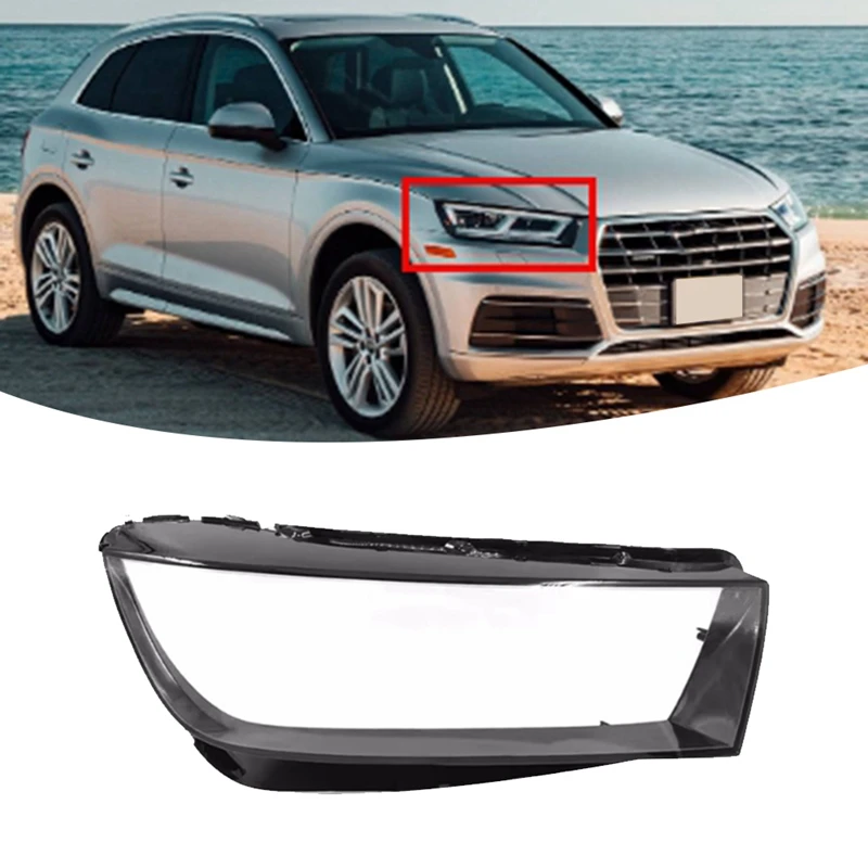 

Чехол для автомобильной фары Прозрачная крышка для объектива для Q5 2018-2020 запасные аксессуары