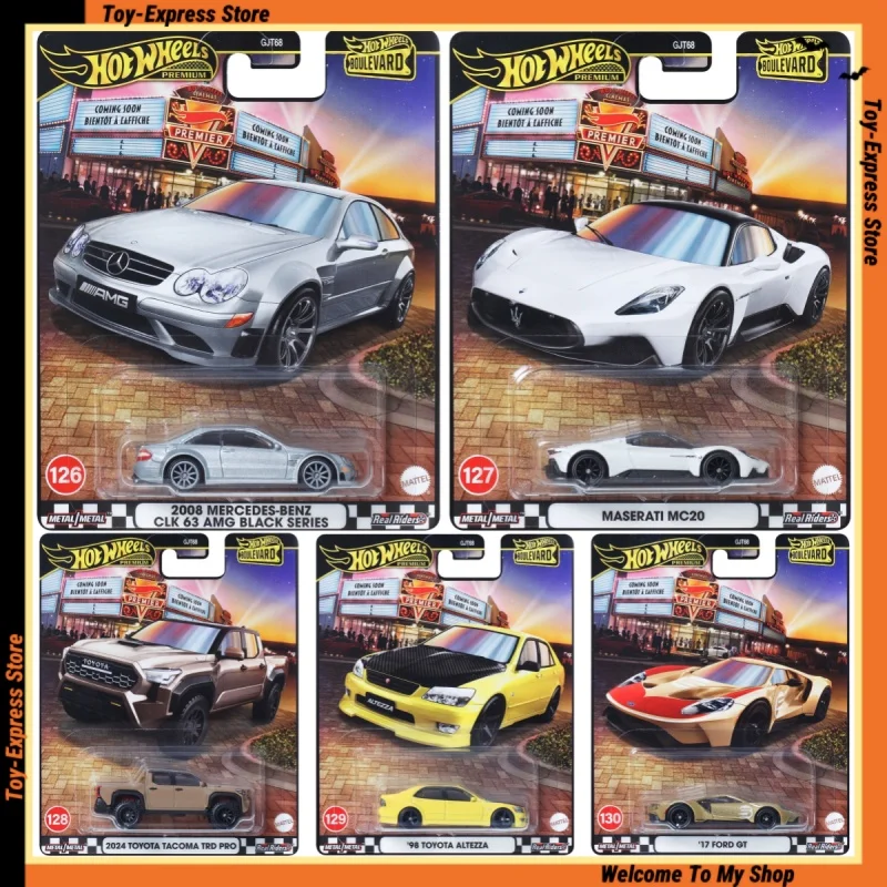 

Hot Wheels Premium Boulevard 2025 Hotwheels Toys 1/64 Car Model Maserati Toyota Mercedes-Benz Ford GT Collectible Boys Kids Toys