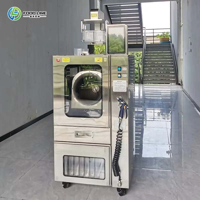 Auto Drum Rotating Gas Electric Fried Rice Automatic Fry Robot Work Machine