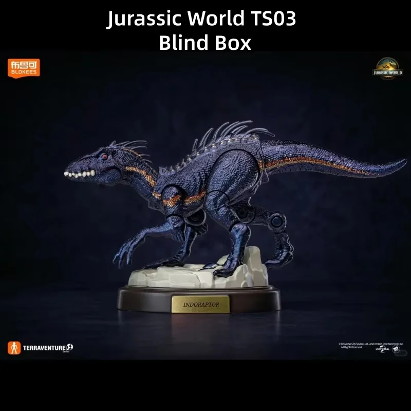 

Blokees Jurassic World TS03 Blind Box Jurassic Park Dinosaurs Indoraptor Spinosaurus Terraventure Model Action Figure Toy Gift
