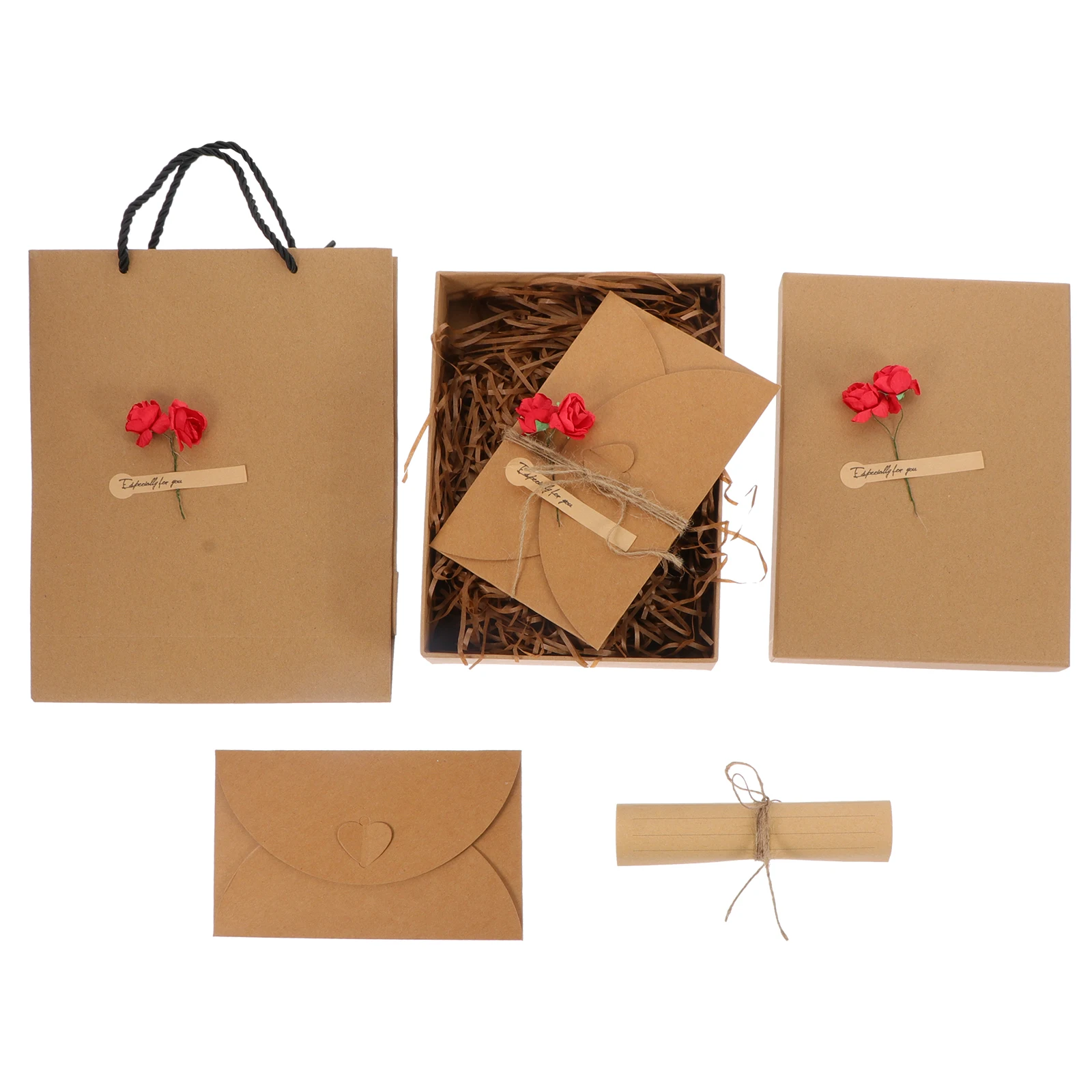 

1 set Valentine Letter Paper Envelope Set Greeting Cards Romantic Stationery Gifts Smooth Writing Paper Plastic Crafted