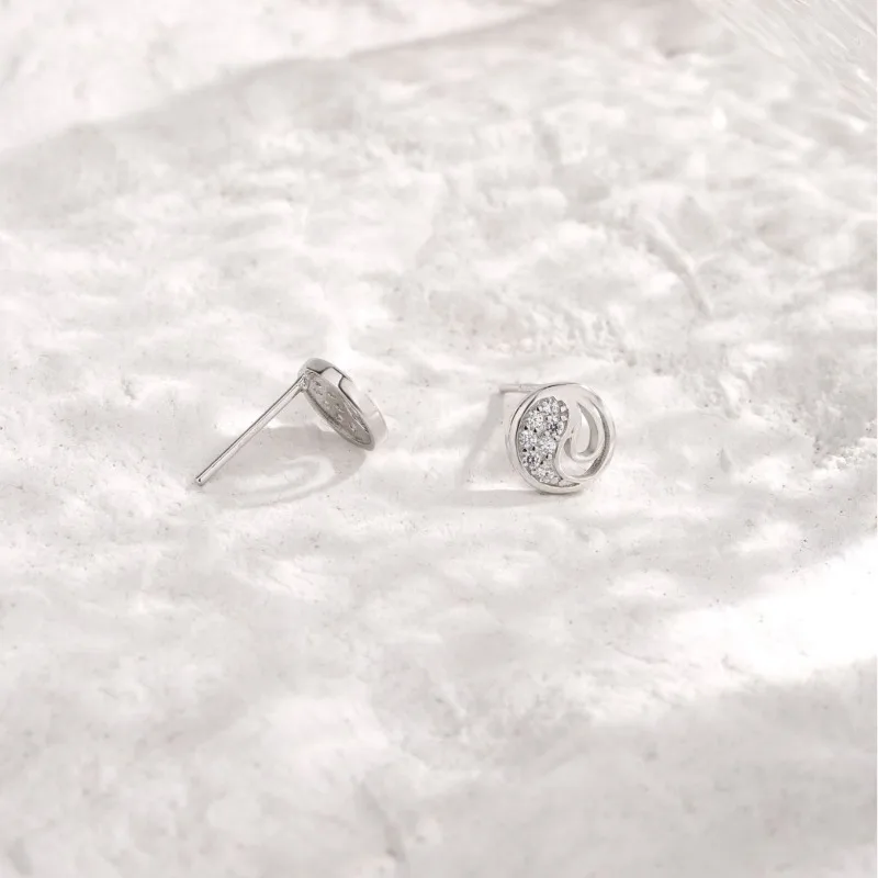 الحلي البسيطة الرجعية المرأة S925 الفضة جولة الملحقات الإبداعية العصرية الجديدة