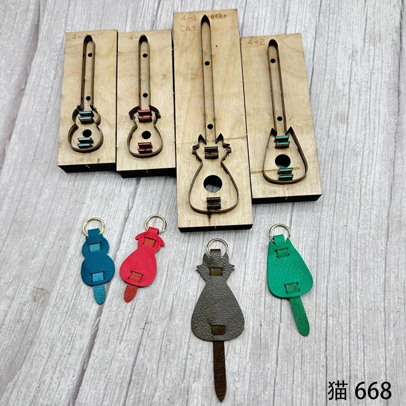 New Japan Steel Blade Wooden Die Cat zipper leather knife mold Cat keychain cutting mold die cut  craft